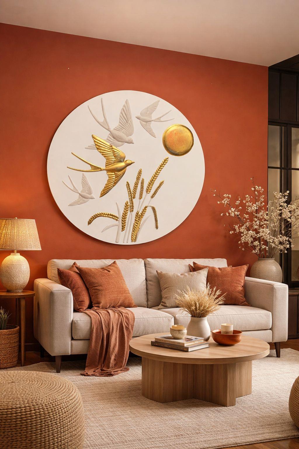 EL OYMA AHŞAP KABARTMA YAĞLI BOYA TABLO