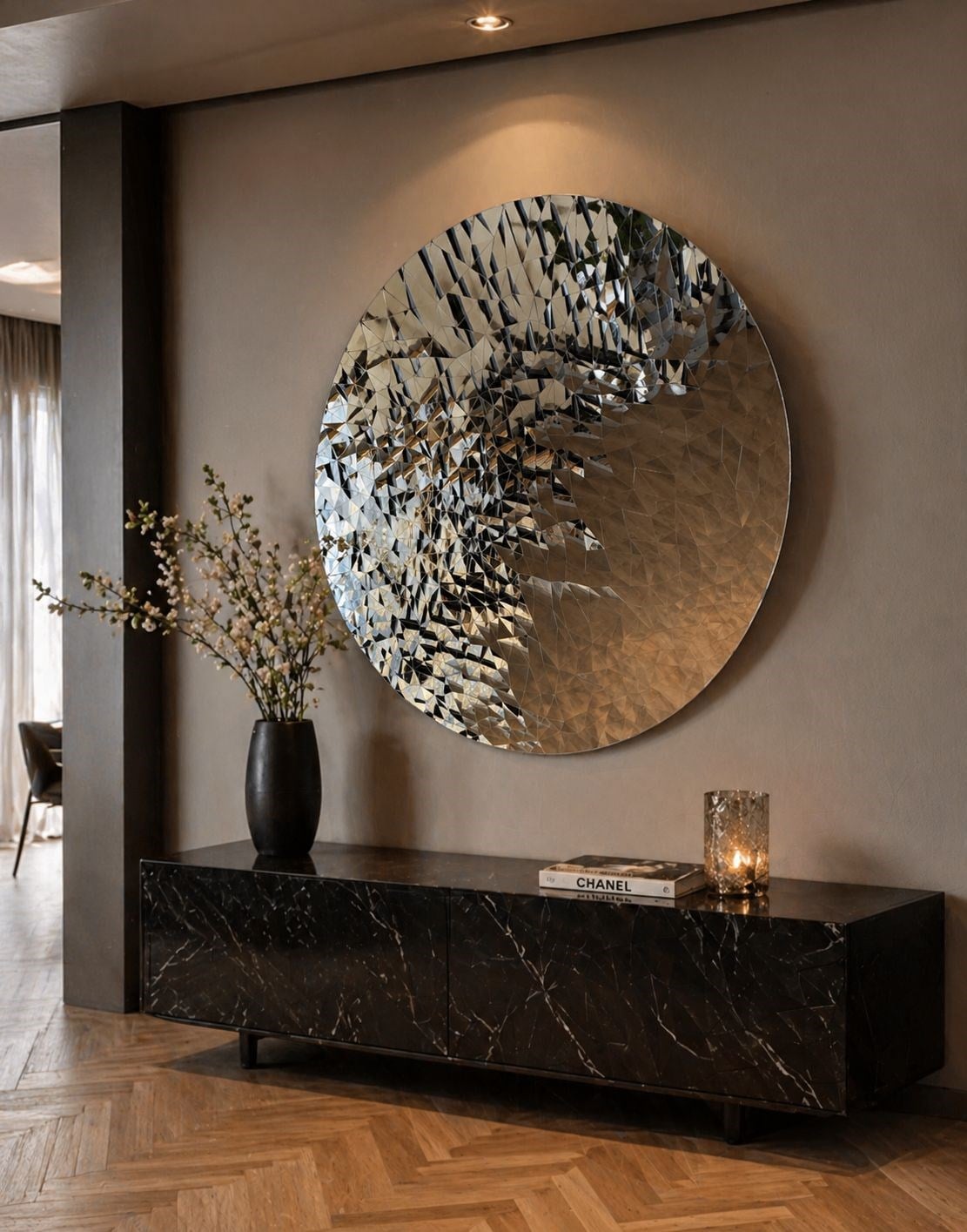 GEOMETRİK METAL DUVAR PANOSU