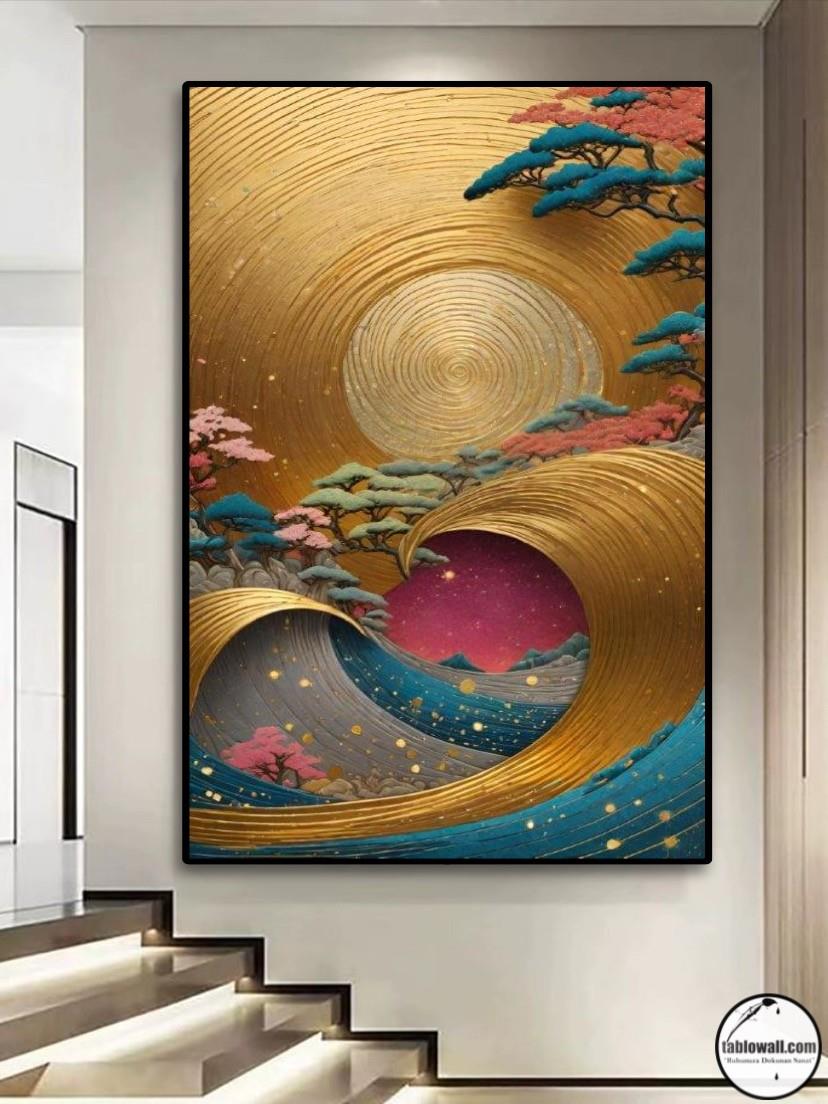 GOLDEN LAND YAĞLI BOYA TABLO