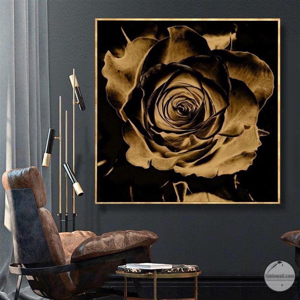 GOLDEN YAĞLI BOYA  DOKULU TABLO