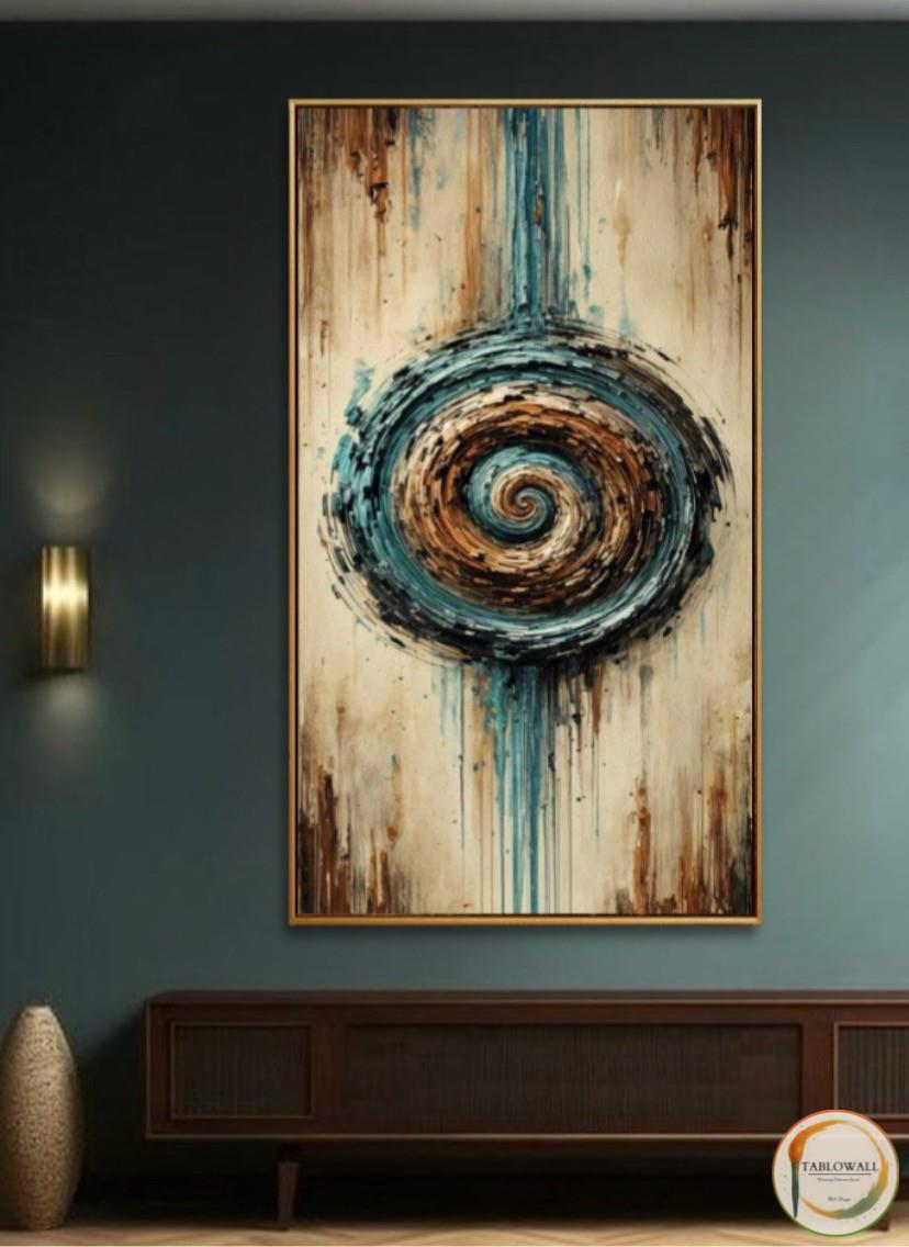 KOZMİK SARMAL YAĞLI BOYA TABLO