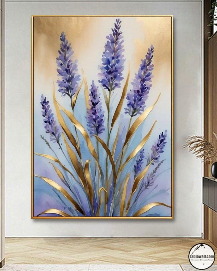 LEYLAK ÇİÇEĞİ YAĞLI BOYA TABLO