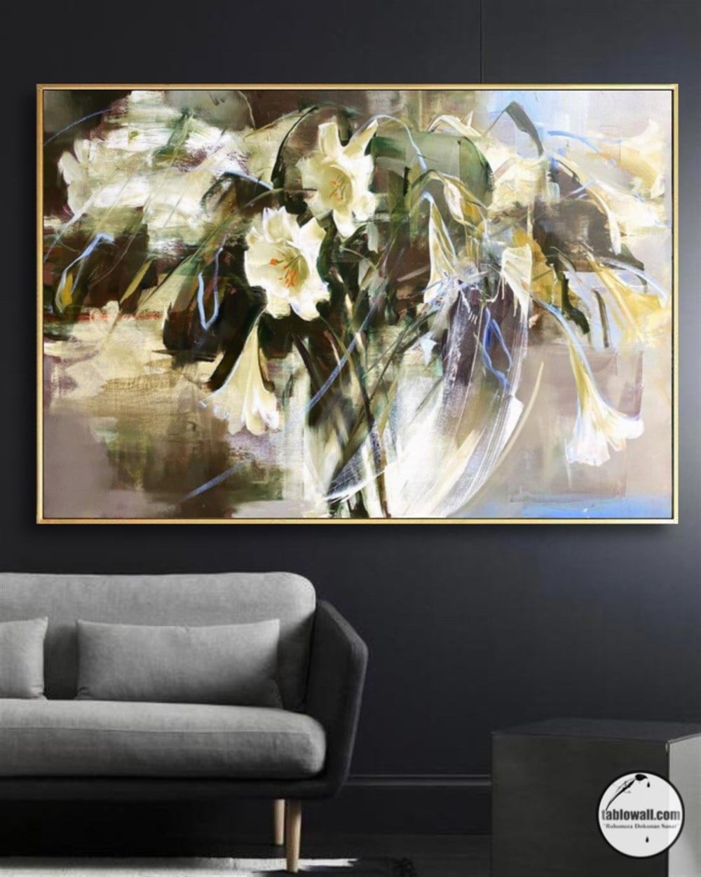 LILIES FLOWERS YAĞLI BOYA TABLO