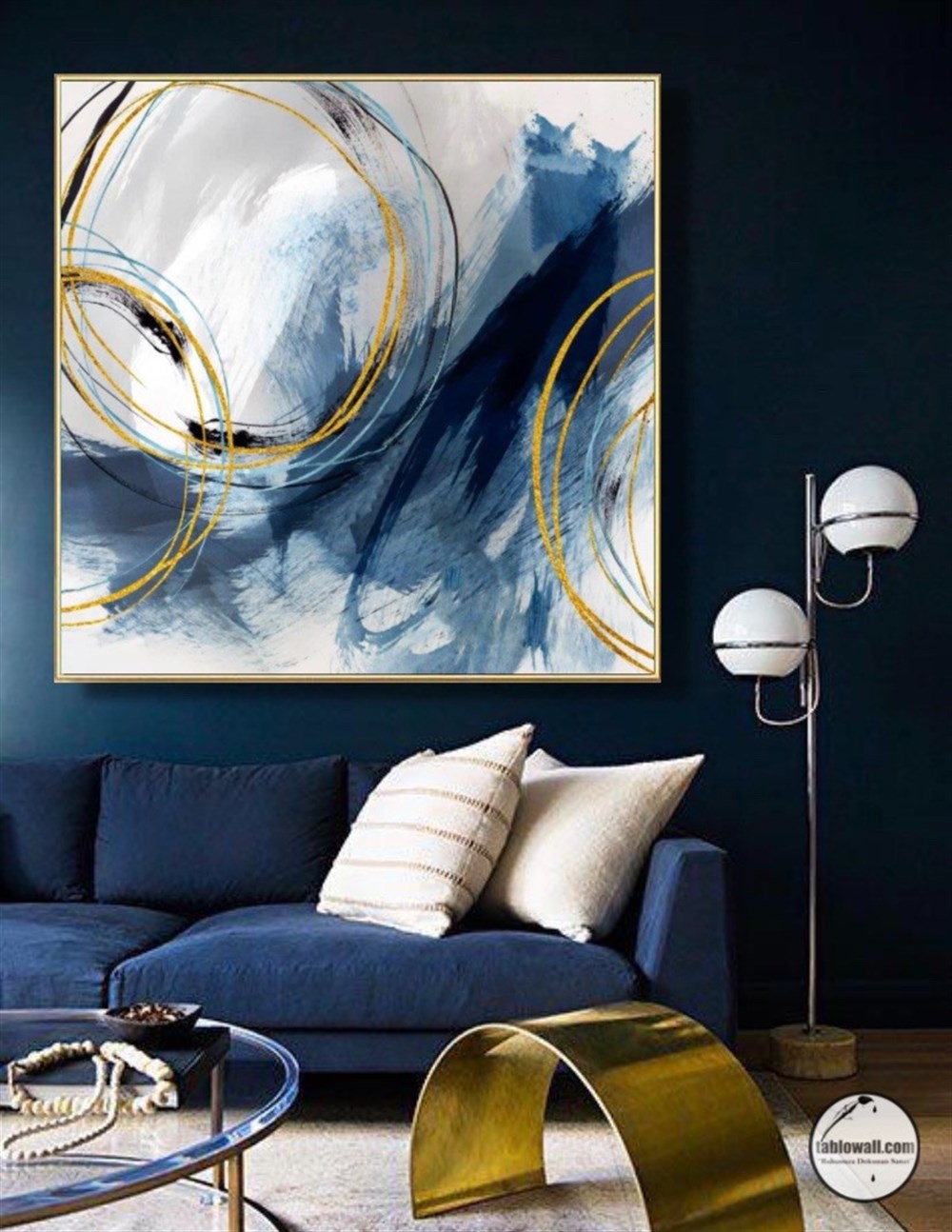 MAGİCAL BLUE YAĞLI BOYA TABLO