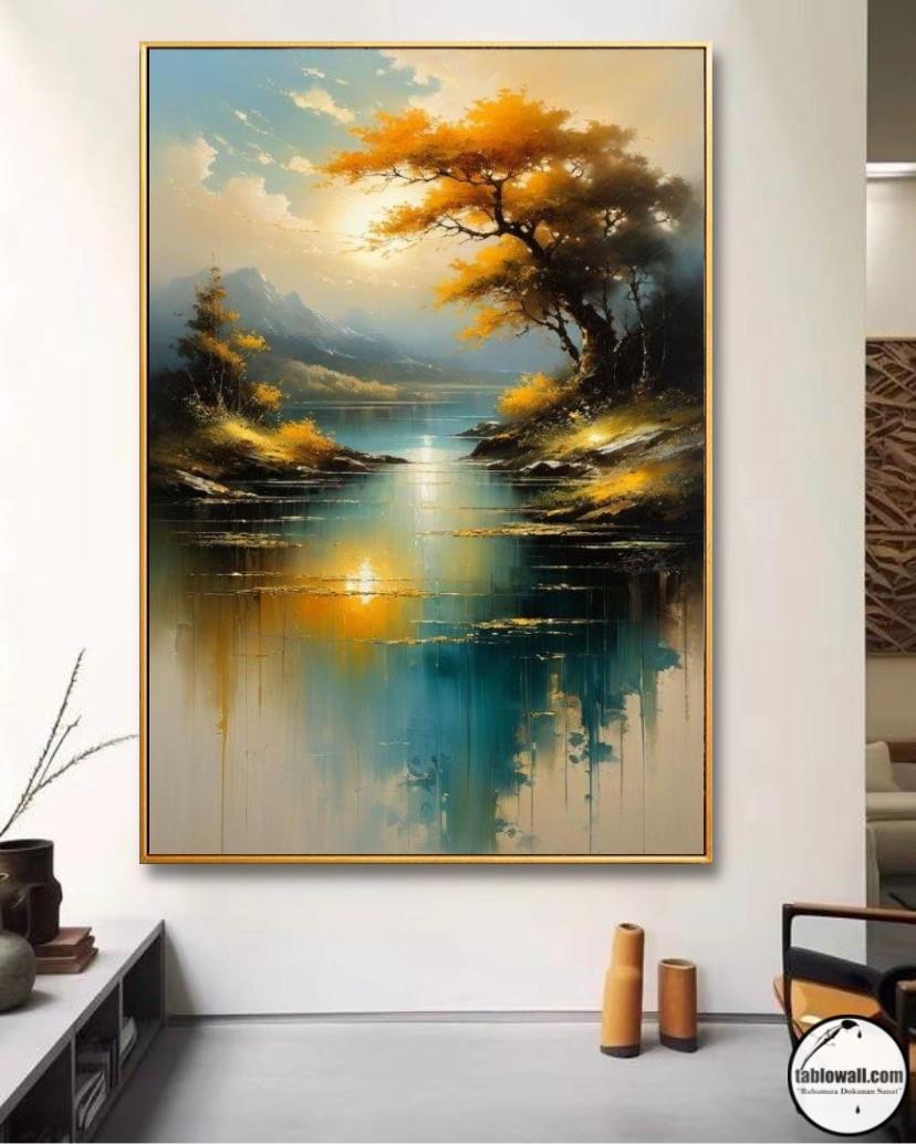 MANZARA YAĞLI BOYA TABLO