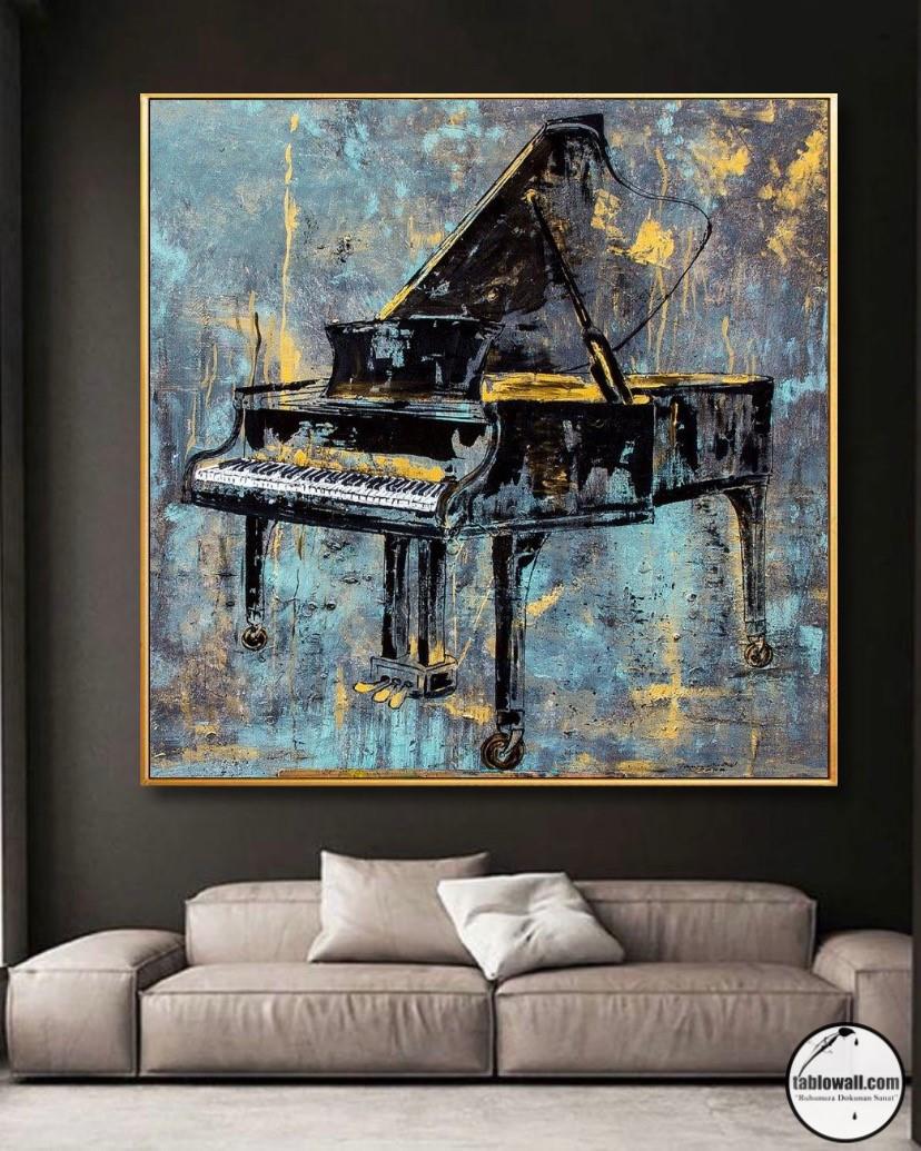 PIANO YAĞLI BOYA TABLO