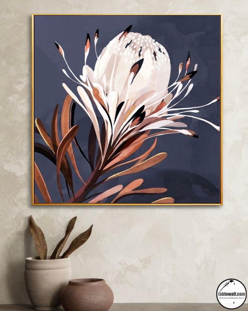 PROTEA ÇİÇEĞİ II YAĞLI BOYA TABLO