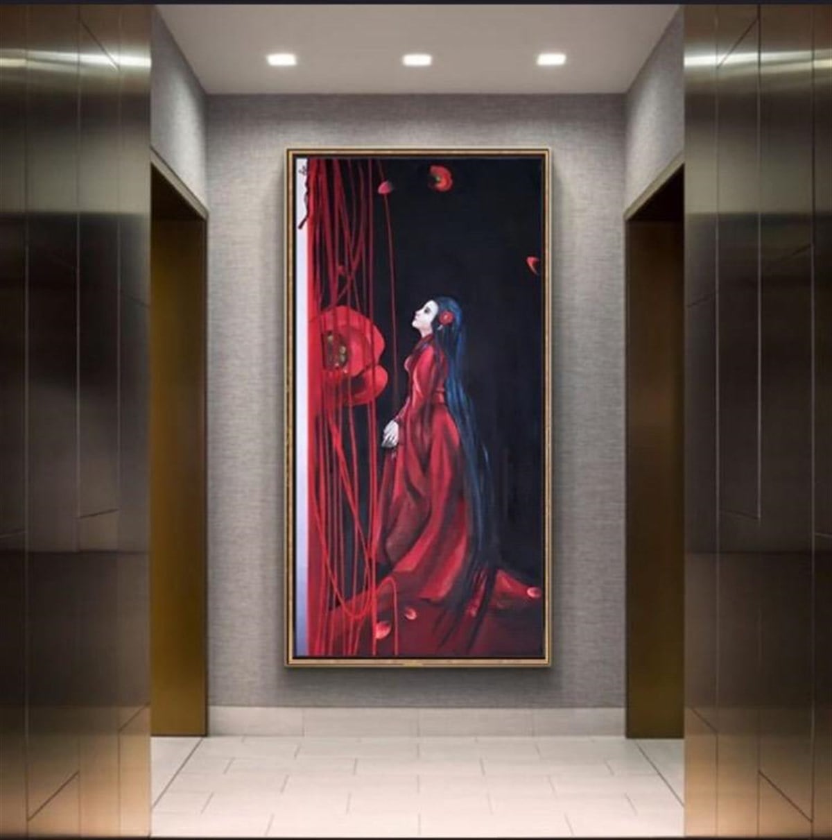Red Mystic Women Yağlı Boya  Tablo
