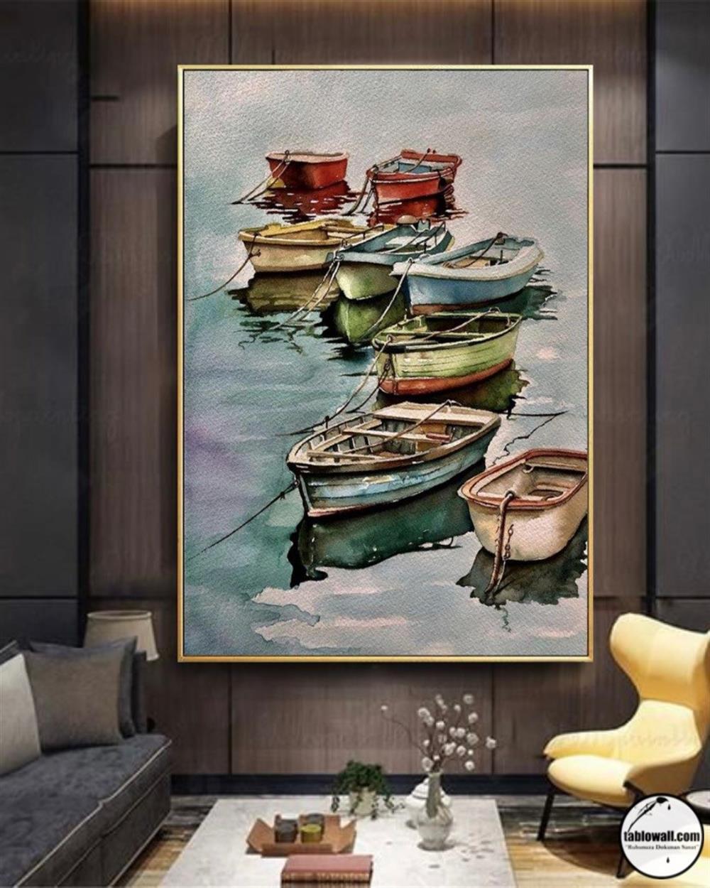 SANDALLAR YAĞLI BOYA TABLO