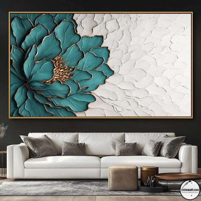 TURQUOISE YAĞLI BOYA TABLO