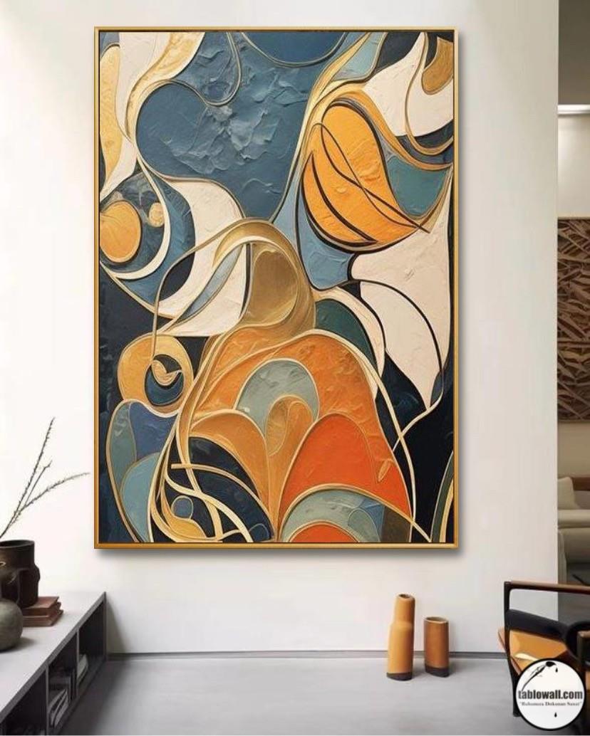 UNIQUE ABSTRACT YAĞLI BOYA TABLO