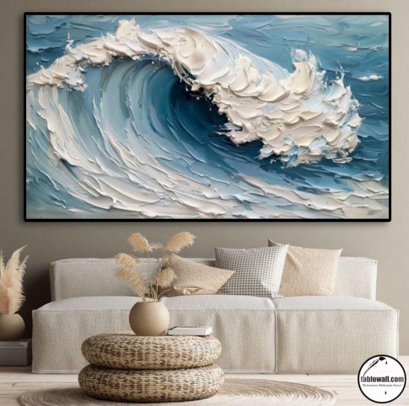 WAVE YAĞLI BOYA TABLO