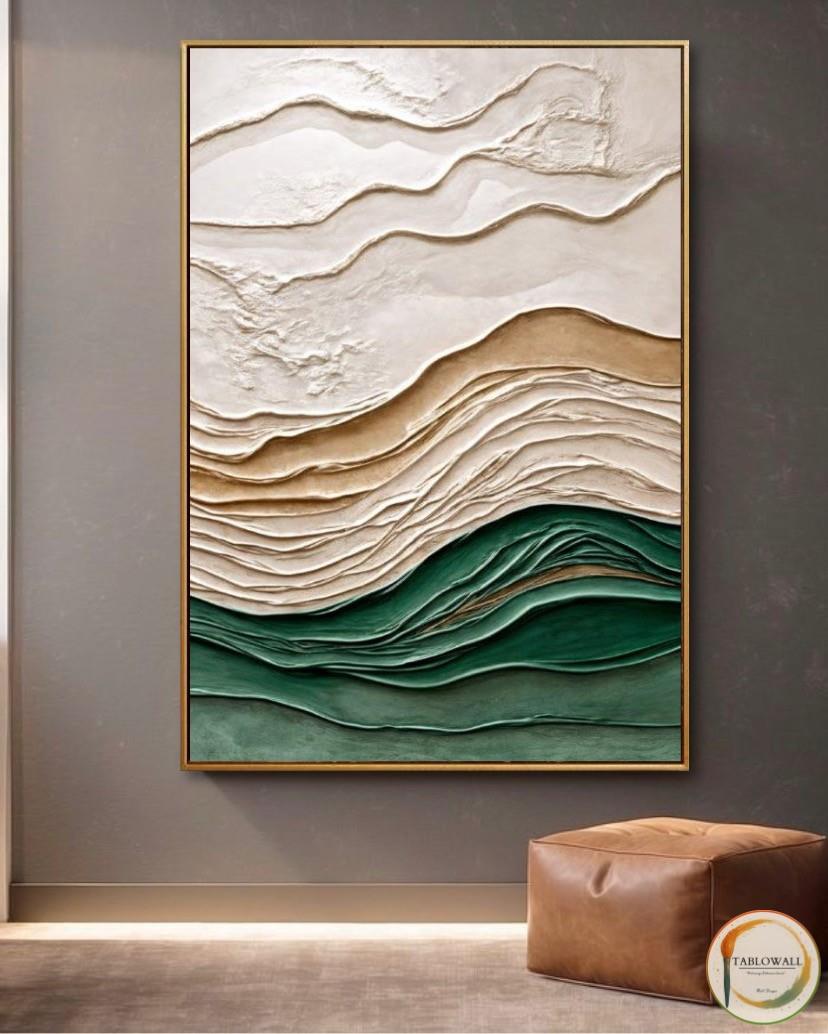 YEŞİLİN DERİNLİĞİ YAĞLI BOYA TABLO