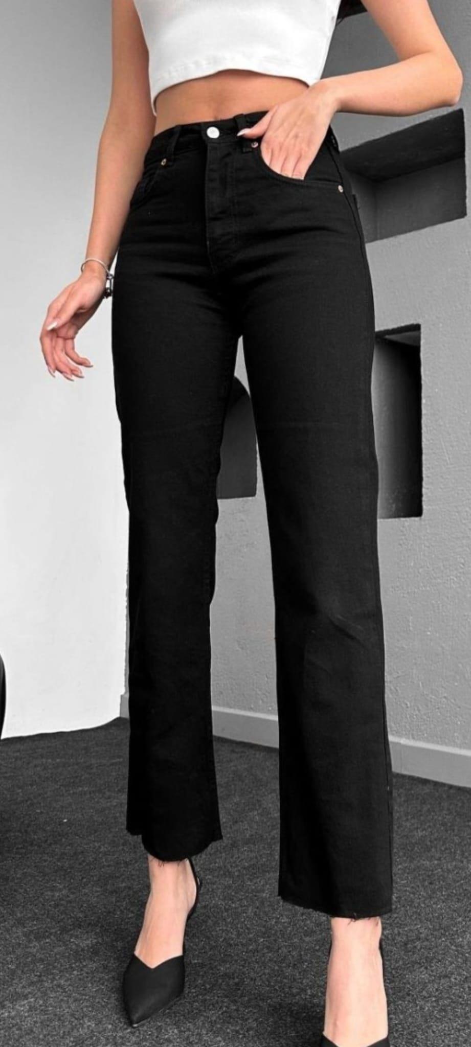 Siyah ZR Boyfit Jean