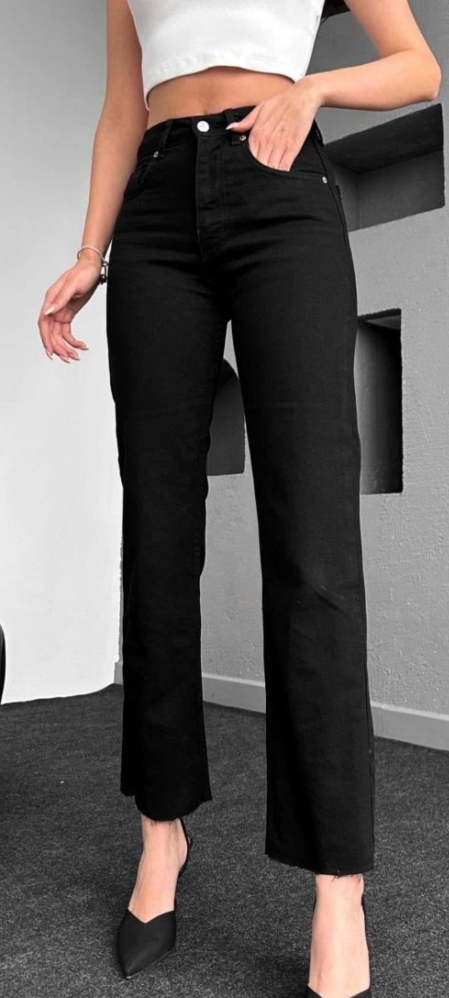 Siyah ZR Boyfit Jean