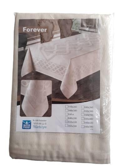 Atak Çeyiz Masa Örtüsü 160*220 Forever Krem