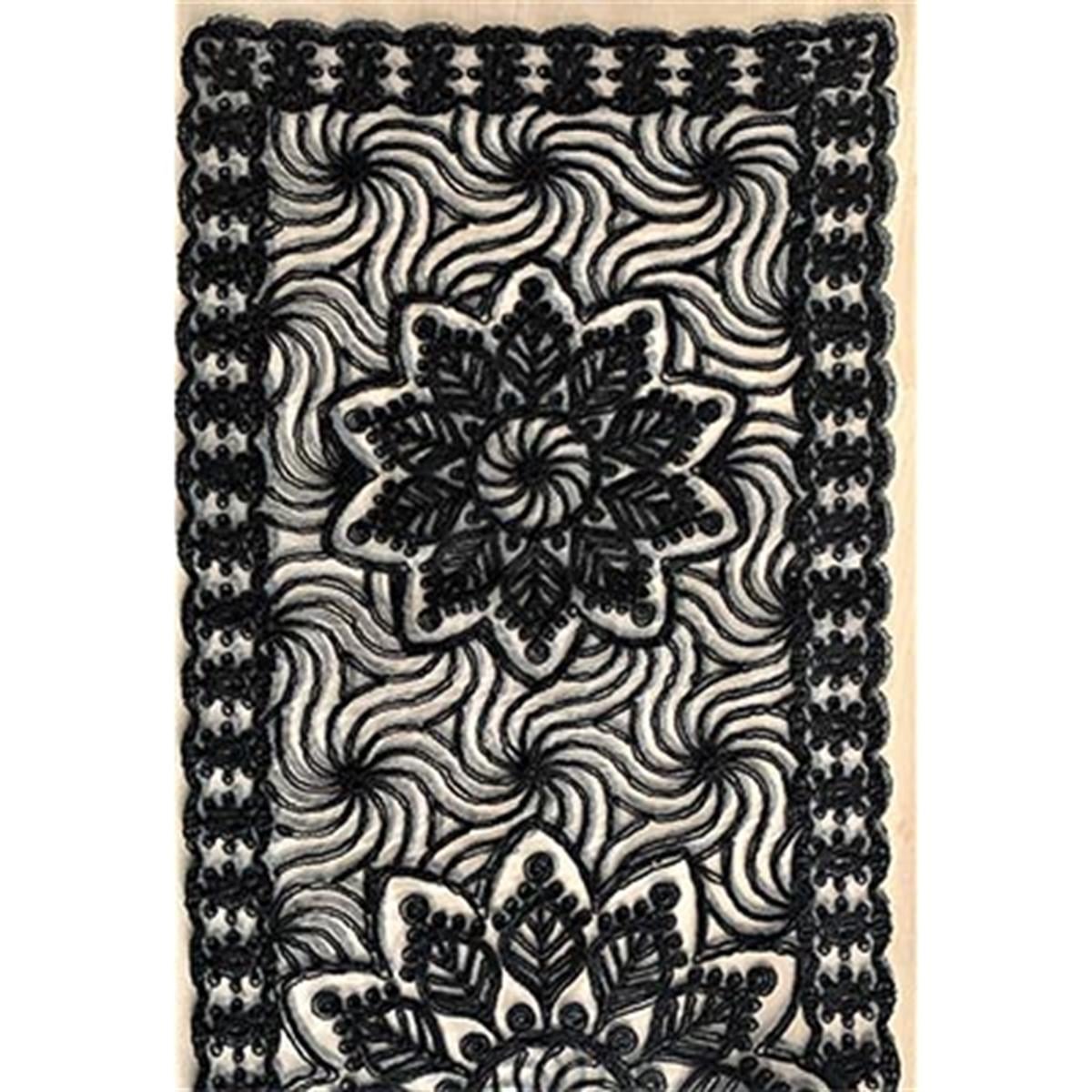 ATAK TEK RUNNER KORDONLU SİYAH