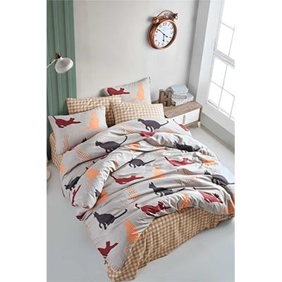COTTON LİFE ÇİFT KİŞİLİK NEVRESİM TAKIMI OLİVER SOMON (KUTULU)