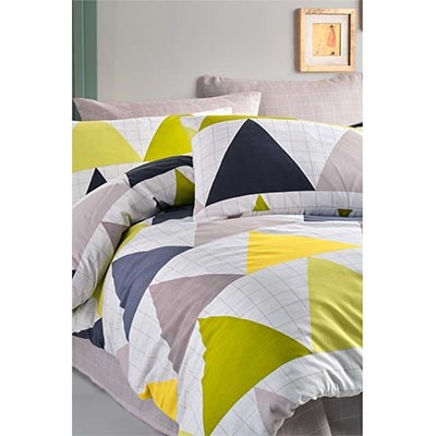 COTTON LİFE ÇİFT KİŞİLİK NEVRESİM TAKIMI MONT BLANC YEŞİL (KUTULU)