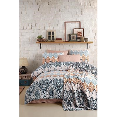 COTTON LİFE ÇİFT KİŞİLİK NEVRESİM TAKIMI MABEL TARÇIN (KUTULU)
