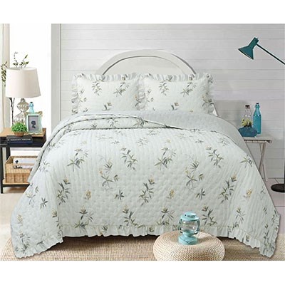 Dainty Home Çift Kişilik Yatak Örtüsü Flowers F009