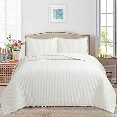 Dainty Home Çift Kişilik Yatak Örtüsü Melody Bej