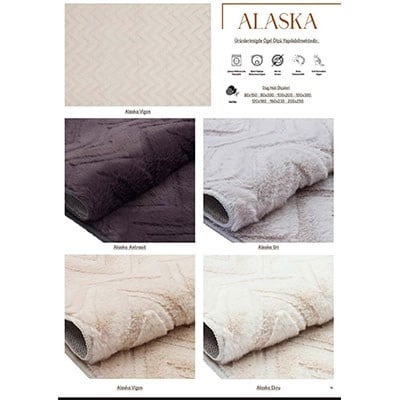Dainty Home Halı 80X150 Alaska Ekru