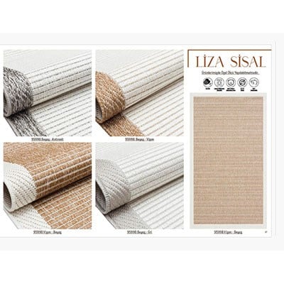 Dainty Home Halı 80X150 LIZA Vizon Beyaz 9031B