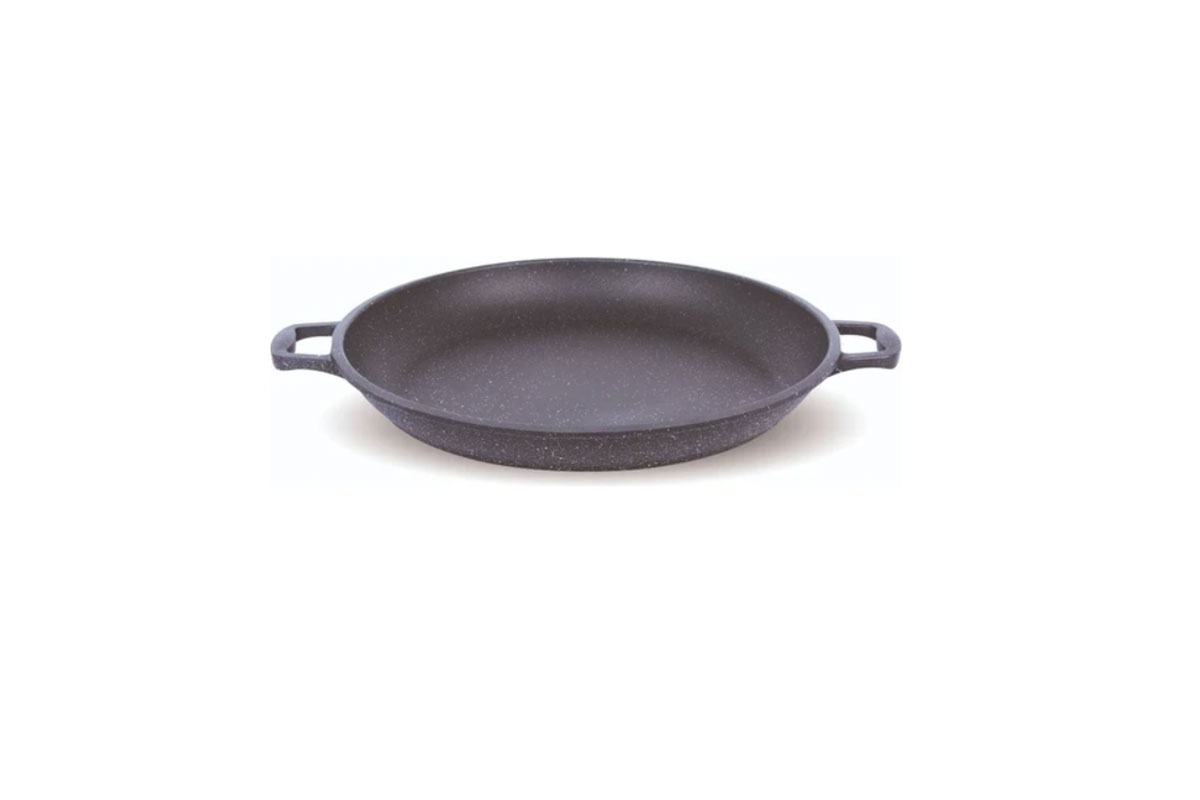 FMS Döküm Gözleme Tava Çift Kulp 36Cm Sİyah