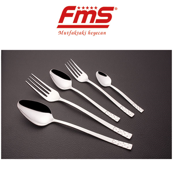 FMS Elmas 90 Parça Kaşık Seti Çantalı
