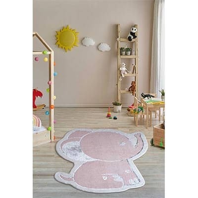 HIC&W Kids Halı Judy Pembe 160x140 cm