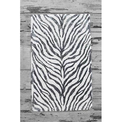 HIC&W Safari Pamuk Viskon Paspas 80x150 cm Ekru