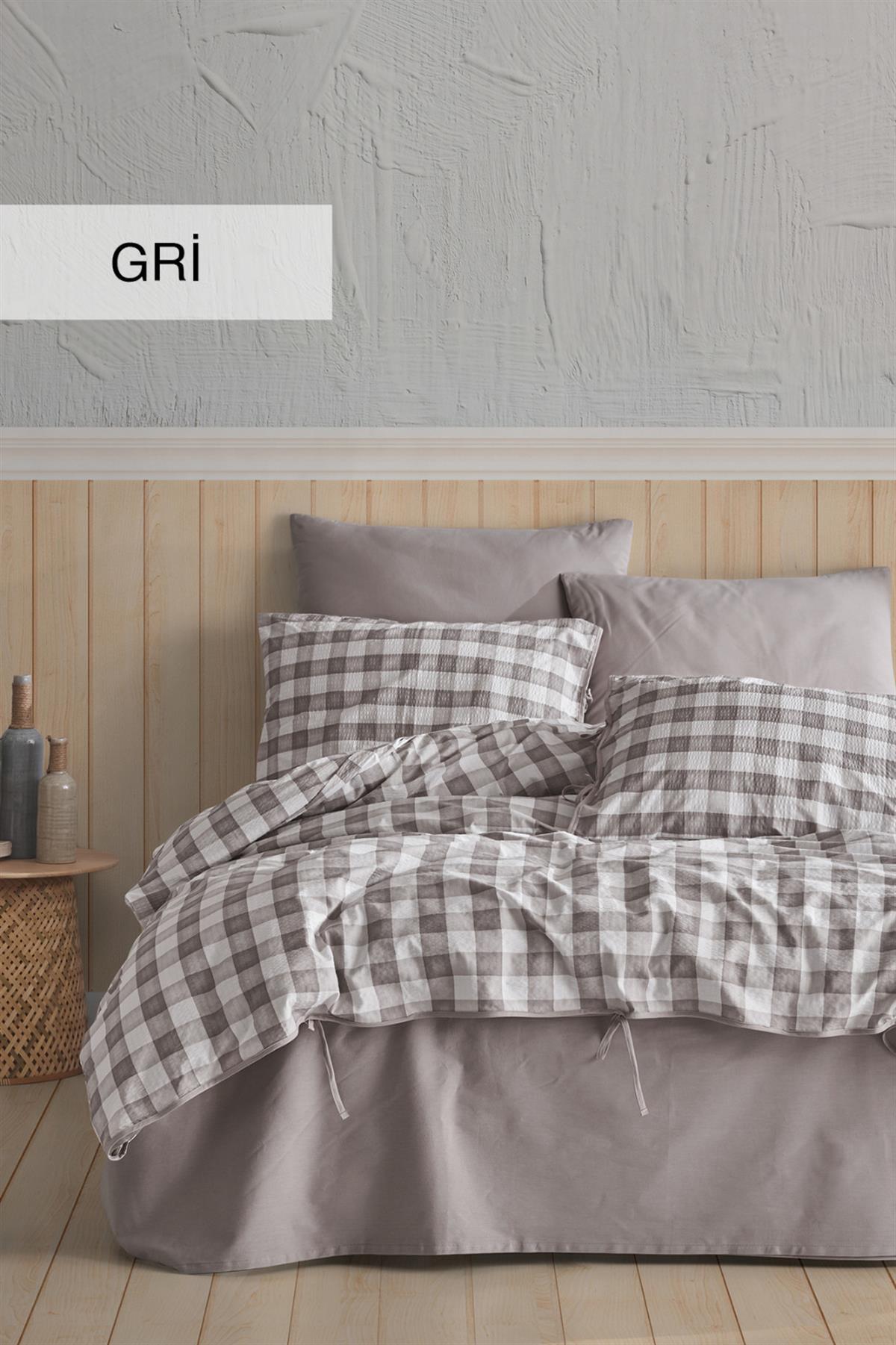 İyi Geceler İstanbul Go Free Nevresim Takımı Gri