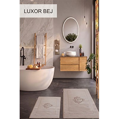 İyi Geceler İstanbul Klozet Takımı Nakışlı Luxor Bej