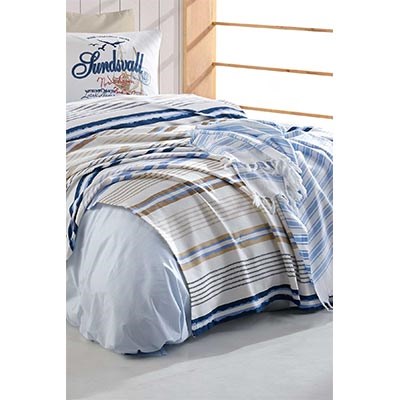 İyi Geceler İstanbul Ranforce Çift Kişilik Nevresim Takımı California