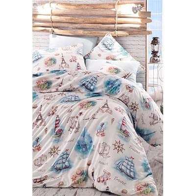 İyi Geceler İstanbul Ranforce Tek Kişilik Puff Pike Takımı Summer