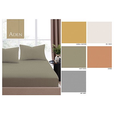 İyi Geceler İstanbul Tek Kişilik Fitted Çarşaf 120*200 Fusion Aden Toffee