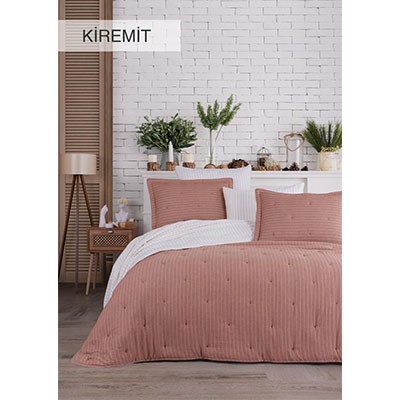 İyi Geceler İstanbul Tek Yatak Set Soft Dreams Kiremit
