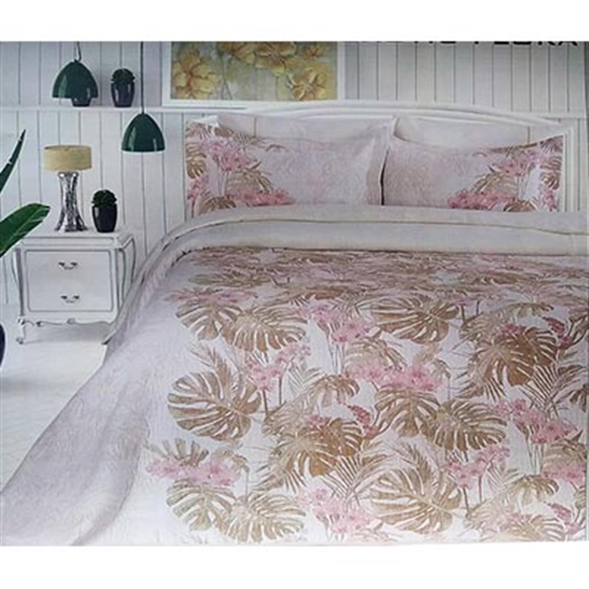 MODA VOCE ÇİFT KİŞİLİK YATAK ÖRTÜSÜ EXOTİC FLORA