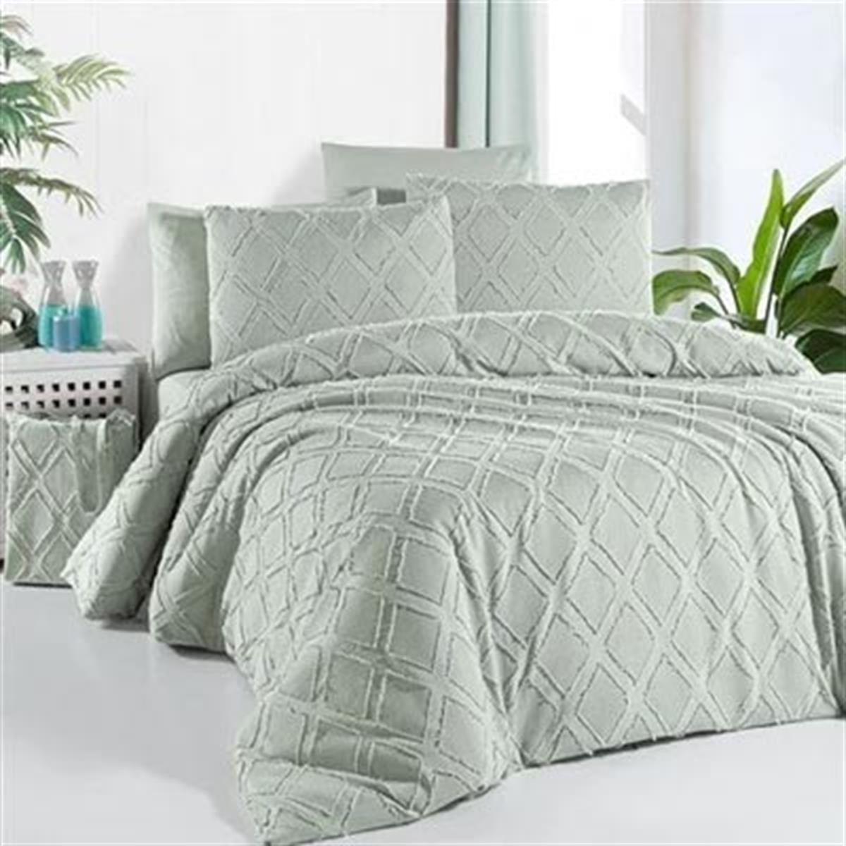 Nazik Home Çift Kişilik Nevresim Takımı Arwen Mint