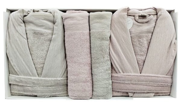 PUPİLLA AİLE BORNOZ SETİ BAMBU ELEGANT