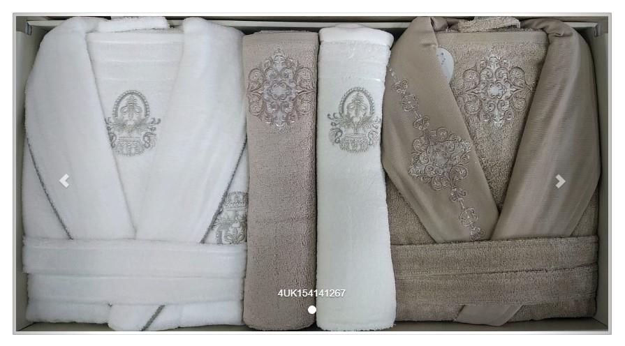 Pupilla Aile Bornoz Seti Bambu Moonligt K.Bej - Ekru