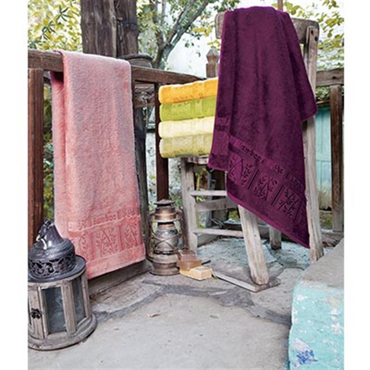 PUPİLLA BAMBO HAVLU 90*150 SİLVER