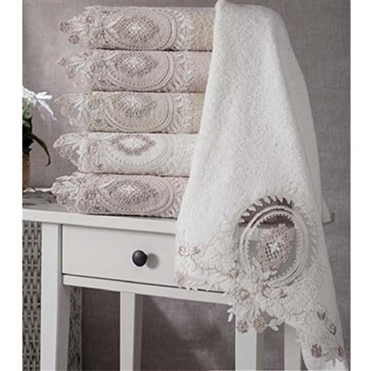 PUPİLLA BAMBU GÜPÜRLÜ 6'LI HAVLU 50*90 OLİVER