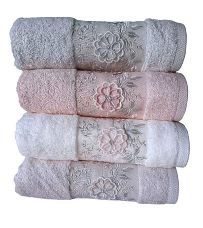 PUPILLA BAMBU GÜPÜRLÜ HAVLU 50*90 CRİSTİNA PAPATYA (1)