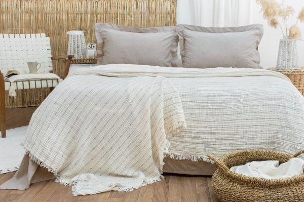 Pupilla Çift Kişilik Pike Takımı Summer Bej