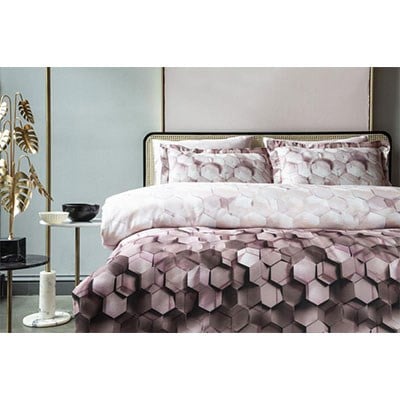 Pupilla Dijital Baskılı Saten Çift Kişilik Nevresim Takımı