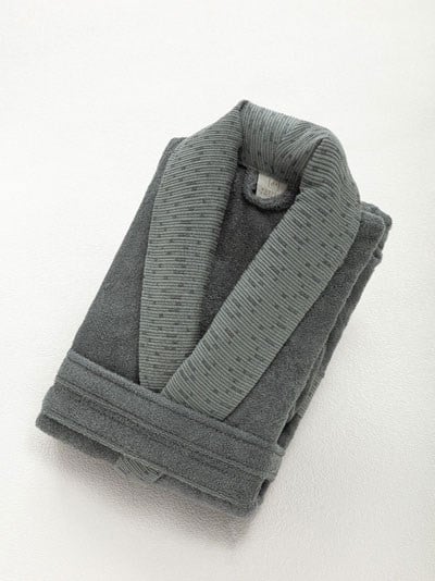 PUPILLA TEK BORNOZ BAMBU SEDEF FÜME XL BAY
