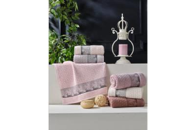 Şikel 6'Lı Paket Penye Havlu 50*90Cm Kamelya