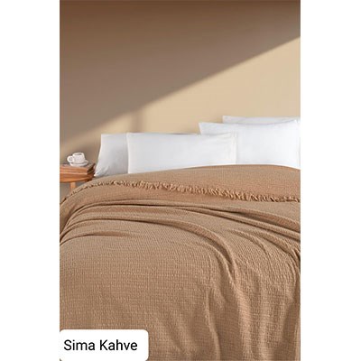 Şıkel Çift Kişilik Tek Pike 220X240 Sima Kahve